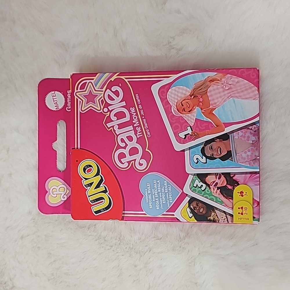 Mattel Uno Barbie The Movie Card Game